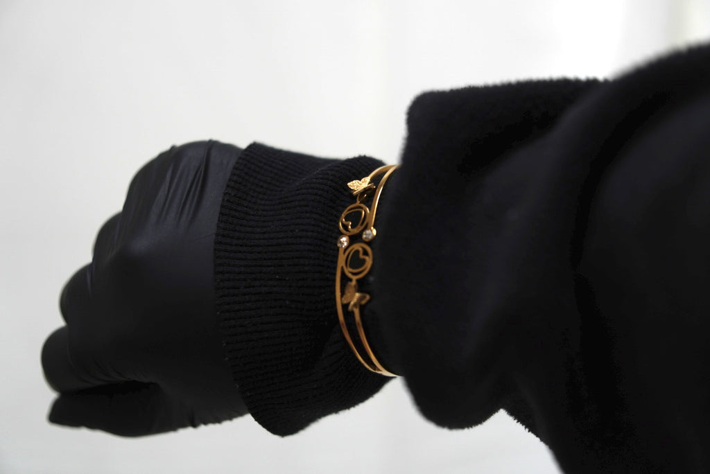 Noura Butterfly Bangle