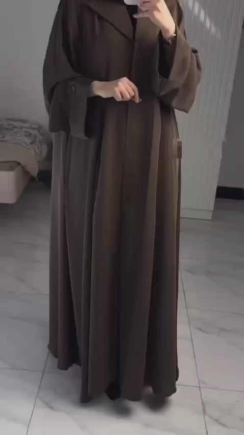 Trench coat Abaya